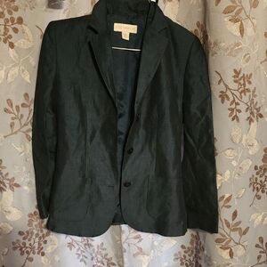 Petite Sophisticate Dark Blue Blazer